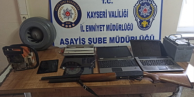 Kayseri'de 6 hırsızlık zanlısı gözaltına alındı