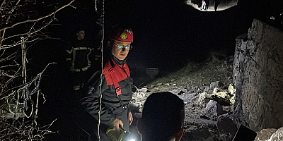 Kayseri'de 6 metrelik çukura düşen kişi kurtarıldı