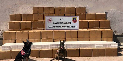 Kayseri'de 61 Bin 500 Paket Gümrük Kaçağı Sigara Ele Geçirildi