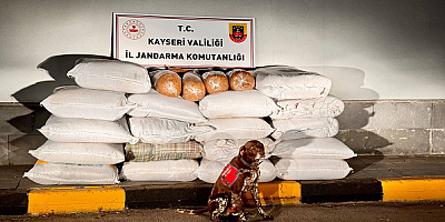 Kayseri'de 750 kilo bandrolsüz kıyılmış tütün ele geçirildi