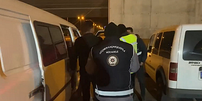 Kayseri'de 8 düzensiz göçmen yakalandı