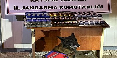 Kayseri'de 800 paket kaçak sigara ele geçirildi