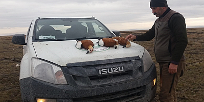 Kayseri'de angut kuşu avlayanlara 7 bin lira ceza kesildi