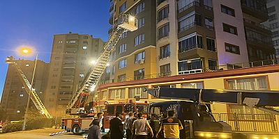 Kayseri'de apartmanda çıkan yangın söndürüldü