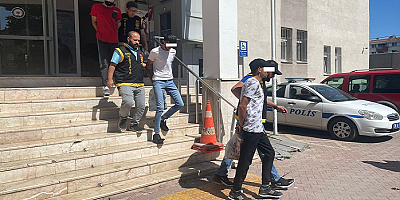 Kayseri'de araç hırsızlığı iddiasıyla 4 zanlı yakalandı