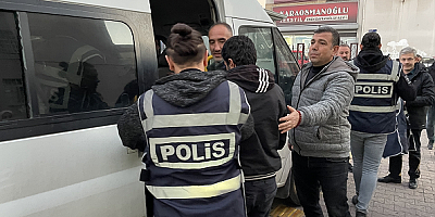 Kayseri'de aranan 13'ü firari hükümlü 23 kişi yakalandı