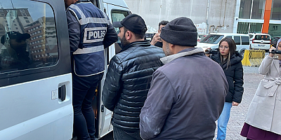 Kayseri'de aranan 5'i firari hükümlü 16 kişi yakalandı