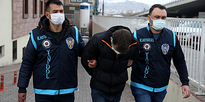 Kayseri'de bebek arabalı kadının cep telefonunu kapkaçla çalan zanlı yakalandı