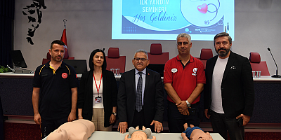 Kayseri'de belediye personeline yönelik ilk yardım semineri düzenlendi
