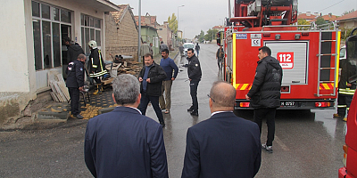 Kayseri'de benzinle soba yakmaya çalışan kaynakçı, iş yerinde çıkan yangında yaralandı