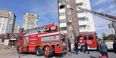 Kayseri'de bir evde çıkan yangın söndürüldü
