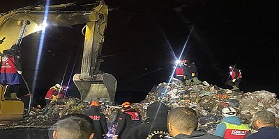 Kayseri'de bir kişinin çöp depolama tesisinde kaybolduğu iddiasıyla arama çalışması başlatıldı