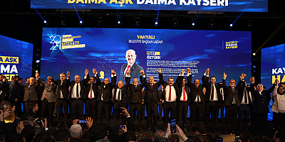 Kayseri'de Büyükşehir ve 16 ilçe belediyesi Cumhur İttifakı adayları, tanıtıldı