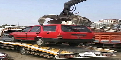 Kayseri'de çaldıkları otomobili hurdacıda parçalatan 2 şüpheli yakalandı