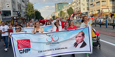  Kayseri'de CHP'den'30 Ağustos Zafer Bayramı' etkinliği