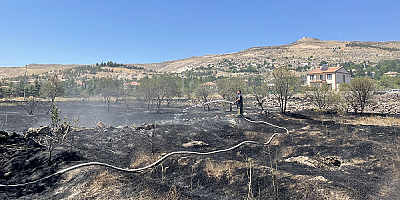 Kayseri'de çıkan ot yangını söndürüldü