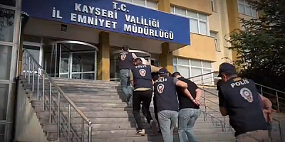 Kayseri'de dolandırıcılık yaptığı tespit edilen 7 kişi yakalandı