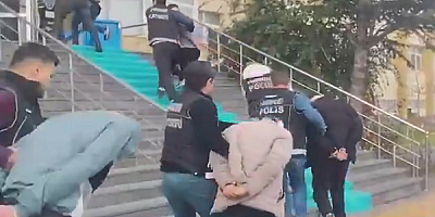 Kayseri'de düzenlenen eş zamanlı operasyonlarda 17 kişi gözaltına alındı