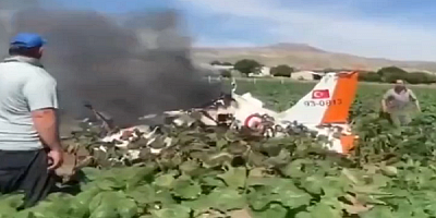 Kayseri'de eğitim uçağı düştü, 2 pilot şehit oldu
