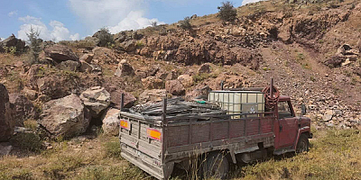 Kayseri'de elektrik teli hırsızlığına suçüstü