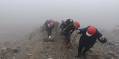 Kayseri'de Erciyes Zirve Tırmanışı