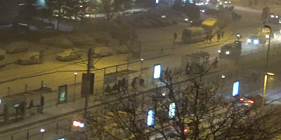 Kayseri'de etkili kar yağışı! Şehir beyaza büründü