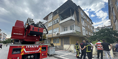 Kayseri'de ev sahibiyle tartışan kiracı evi ateşe verdi