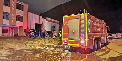 Kayseri'de fabrikada çıkan yangın söndürüldü