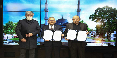 Kayseri'de hayırseverlerce yapılacak Akel Cami'nin protokolü imzalandı