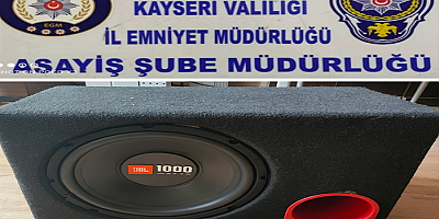 Kayseri'de hırsızlık operasyonunda 2 şüpheli yakalandı