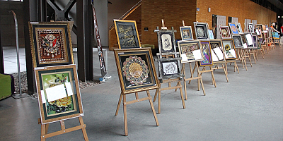 Kayseri'de hükümlü ve tutukluların yaptığı eserler sergilendi