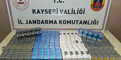 Kayseri'de iki ayrı tırda 510 paket kaçak sigara ele geçirildi