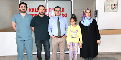 Kayseri'de İleri Mitral Kapak Yetmezliği Olan 9 Yaşındaki Mina, Sağlığına Kavuştu