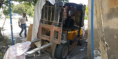 Kayseri'de iş makinesi çaldıkları iddiasıyla 2 şüpheli yakalandı