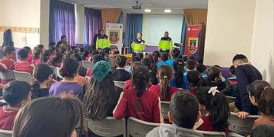Kayseri'de Jandarama'dan öğrencilere trafik eğitimi 