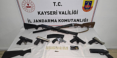 Kayseri'de jandarmadan 'ruhsatsız silah ticareti' operasyonu