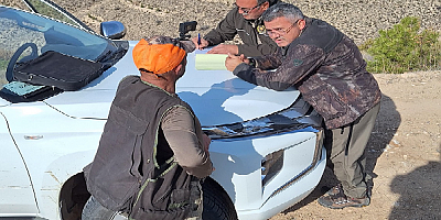 Kayseri'de kaçak av yaptığı tespit edilen 3 kişi yakalandı