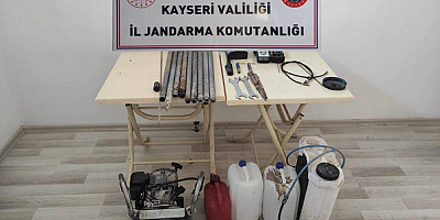 Kayseri'de kaçak kazı operasyonunda 6 kişi yakalandı