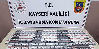 Kayseri'de kaçak sigara operasyonu	