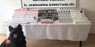 Kayseri'de kaçak sigara operasyonunda 1 şüpheli yakalandı