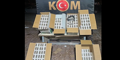 Kayseri'de kaçak sigara operasyonunda 2 şüpheli yakalandı