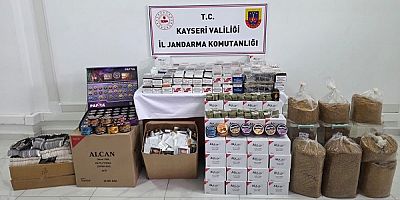 Kayseri'de kaçak tütün operasyonu