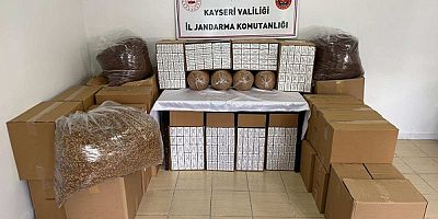 Kayseri'de kaçak tütün operasyonu