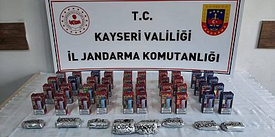 Kayseri'de kaçak tütün ve sigara operasyonunda bir şüpheli yakalandı