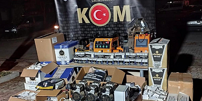 Kayseri'de kaçak tütünle doldurduğu makaronları piyasaya süren kişi yakalandı