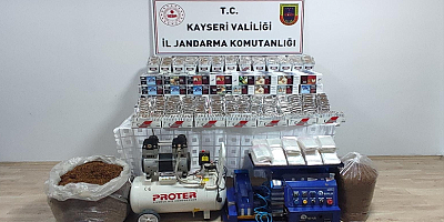 Kayseri'de kaçakçılık operasyonunda 1 kişi gözaltına alındı