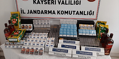 Kayseri'de kaçakçılık yaptıkları iddiasıyla 4 zanlı yakalandı