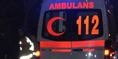 Kayseri'de kalp krizi geçiren sürücü yayalara çarptı