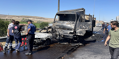 Kayseri'de kamyonun çarptığı otomobildeki 2 kişi hayatını kaybetti