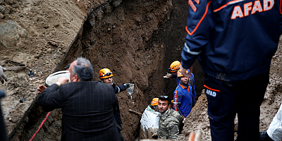 Kayseri'de kanal inşaatındaki göçükte 1 işçi yaralandı